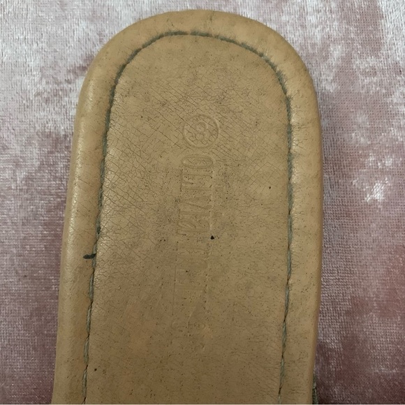 Silver Bejeweled Flip Flops, size 9 - Picture 4 of 8